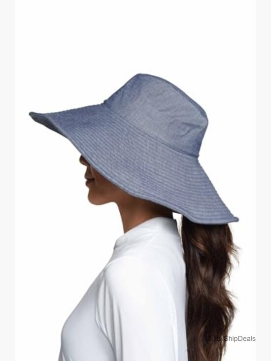 UPF 50+ Wide Brim Packable Sun Hat - Crushable Travel Beach Hat main image 6